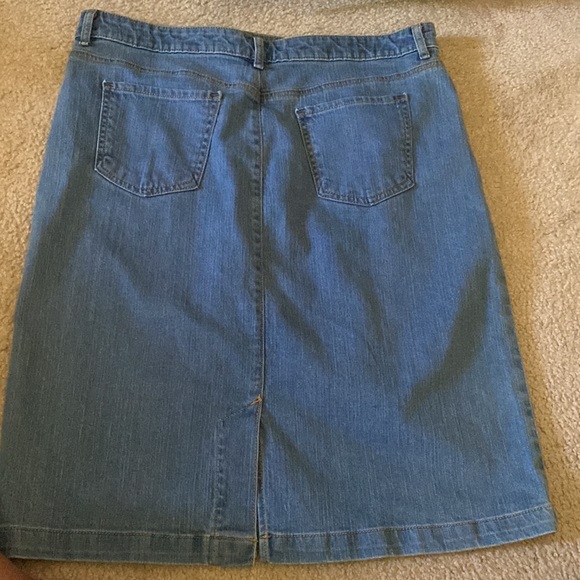 COLDWATER CREEK - JEAN SKIRT - Picture 2 of 8